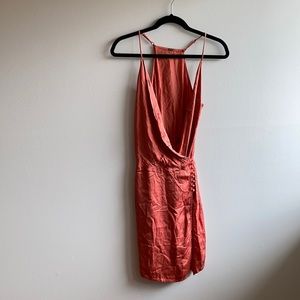 Young Fabulous And Broke Jameson Mini/Short Dress In Rust Size Small